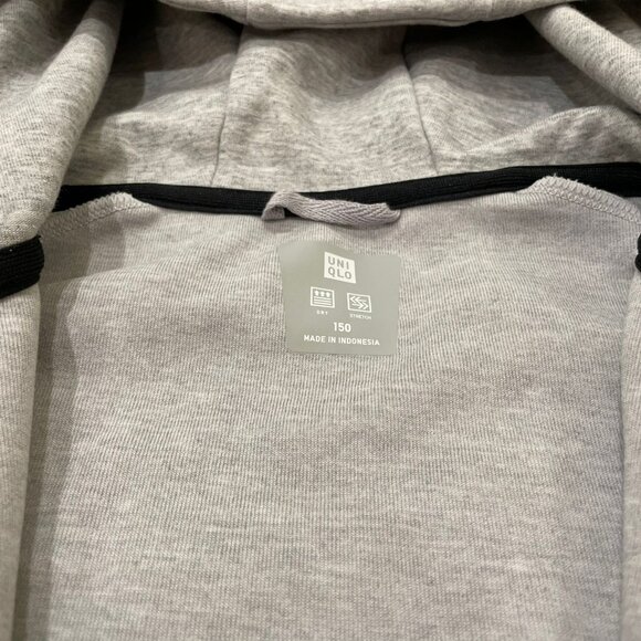 Uniqlo Dry Sweat Full-Zip Hoodie (Size 150) - Picture 3 of 3